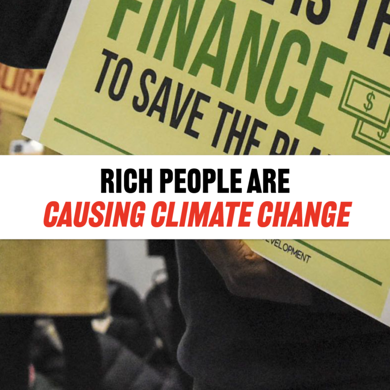 How The Rich Contribute To The Climate Crisis