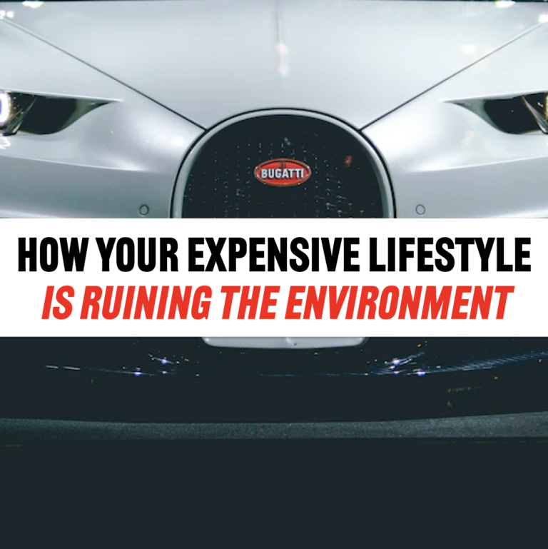 How Your Expensive Lifestyle Is Ruining The Environment