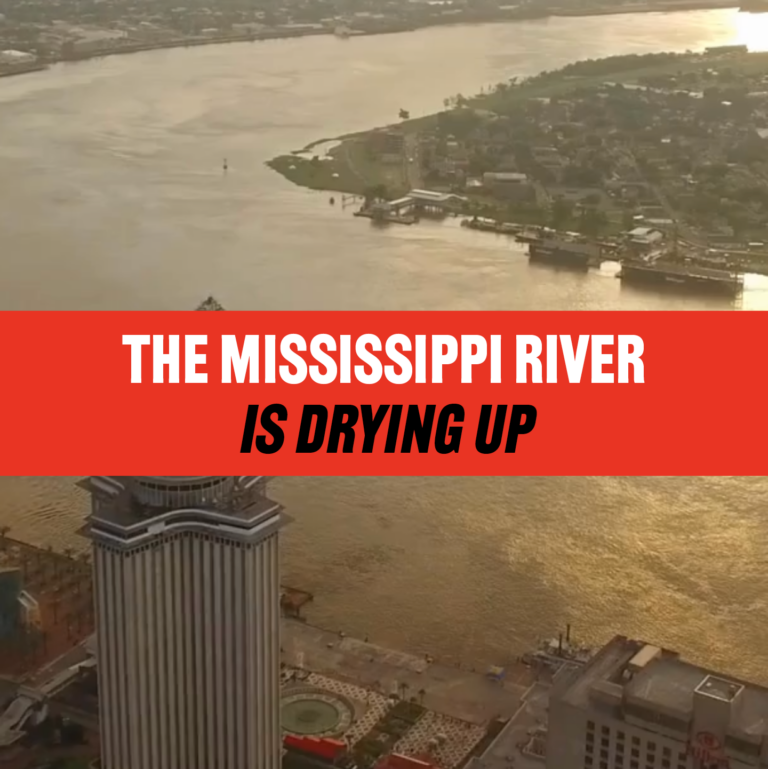 The Mississippi River Is drying Up