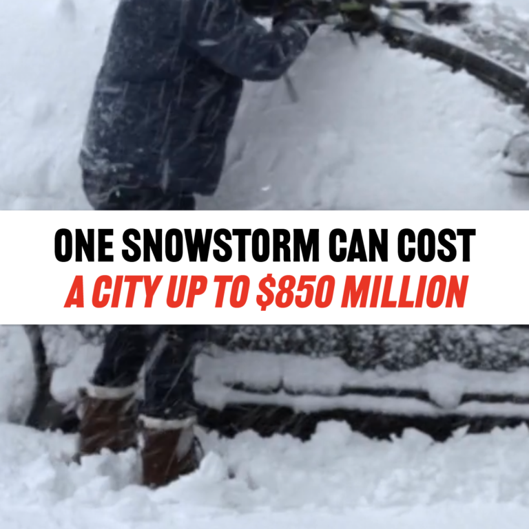 One Snowstorm Can Cost A City’s Economy Up To $850 Million