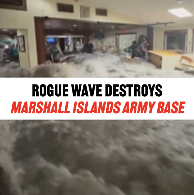 Rogue Wave Destroys Marshall Islands Army Base