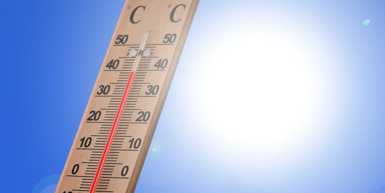 thermometer, summer, hot, heat, sun, temperature, warmth, energy, nature, heaven, weather, climate, extreme