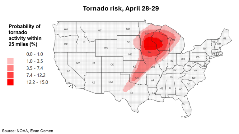 From Kansas City to Minneapolis, These Cities Are Directly in the Path of a Major Tornado System