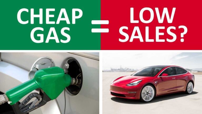 Falling Gas Prices Threaten Electric Vehicle Sales Growth