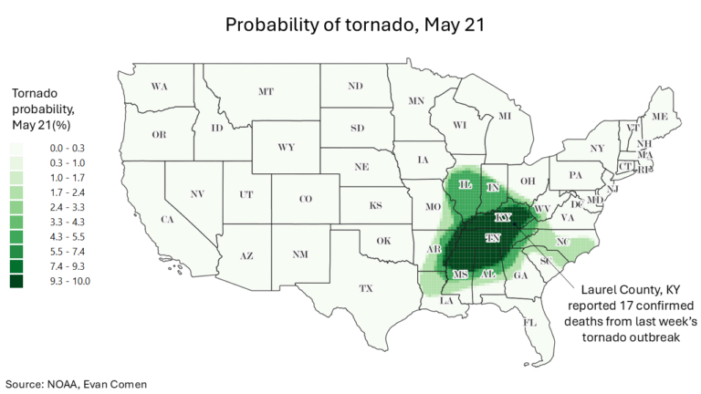 Still Recovering From Last Week’s Disaster: These Counties Now Face a New Tornado Threat